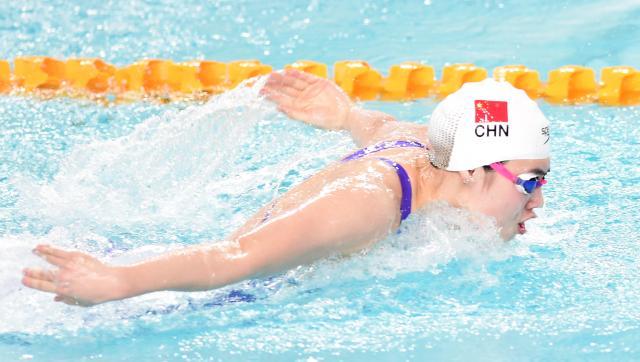 MK体育APP-冠军赛张雨霏创100蝶赛季最佳 汪顺叶诗文晋级